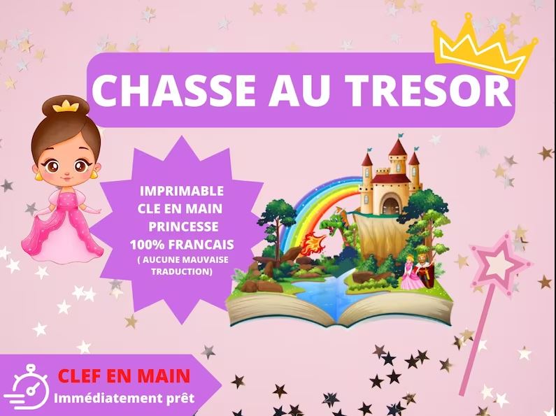 Chasse au trésor princesse Sofia , 7 à 10 ans