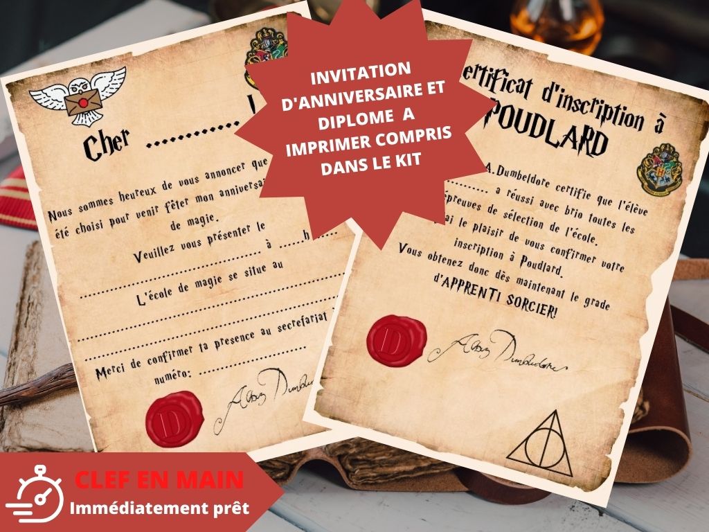 Organiser un anniversaire et une chasse aux trésors sur le thème Harry  Potter avec des énigmes Toulon 83 Var - La Cabane du Sorcier