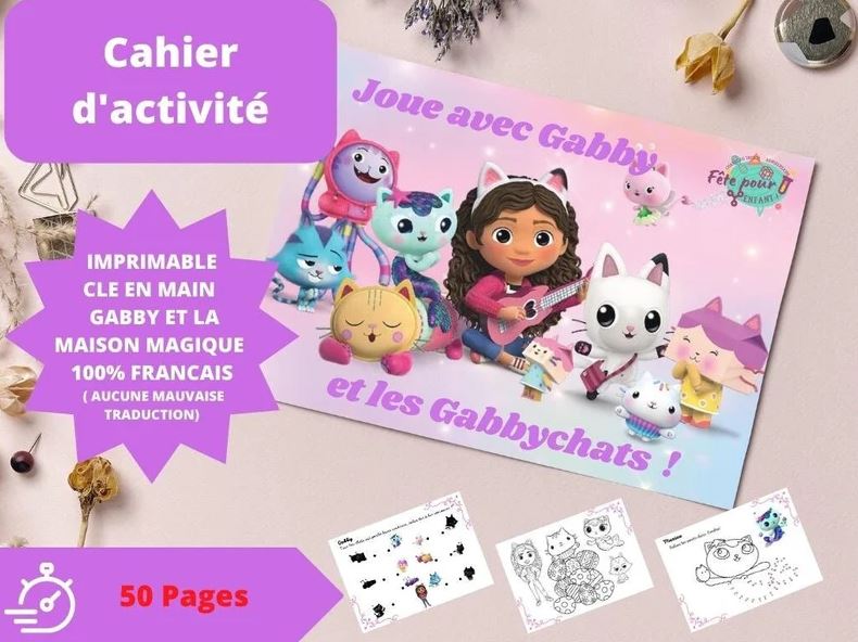 Cahier d'activité Petit chat