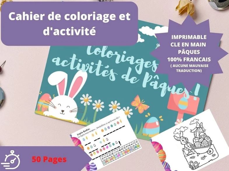 Cahier d'activité Pâques