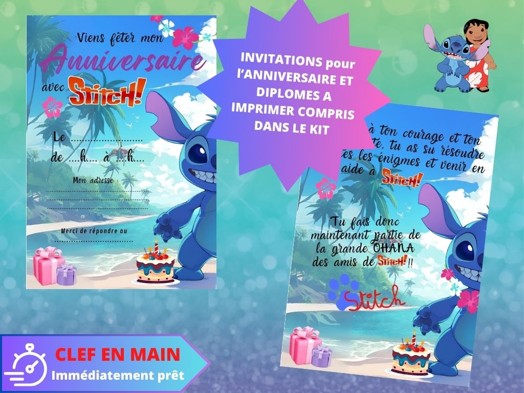 chasse au tresor lilo et stitch