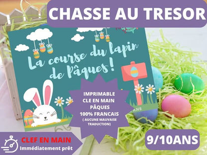 Chasse au trésor/ chasse aux Œufs de Pâques - Fete pour enfant